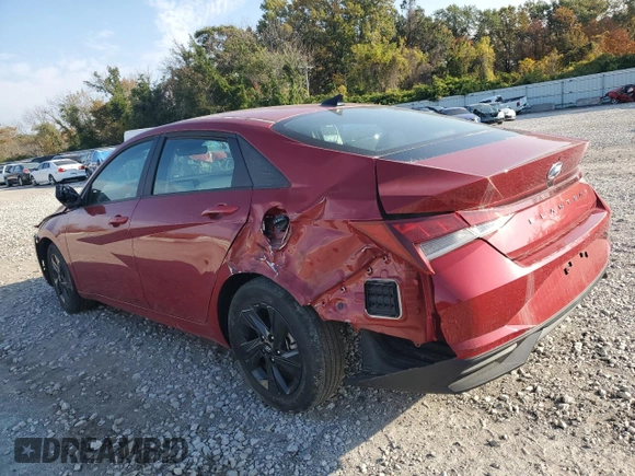 2023 Hyundai Elantra SEL with VIN KMHLM4AG9PU497844, listed as a Copart auction lot 53797834 with 13,488 mi miles and Salvage Title. Bid and sale history available at DreamBid. Image 2.