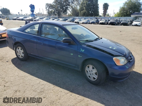 2003 Honda Civic LX with VIN 1HGEM225X3L071791, listed as a Copart auction lot 50315415 with 192,443 mi miles and Salvage Title. Bid and sale history available at DreamBid. Image 4.