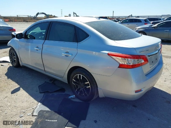 2015 Nissan Sentra S with VIN 3N1AB7AP7FY219042, listed as a IAAI auction lot 41776694 with 89,685 mi miles. Bid and sale history available at carsss.com. Image 3.