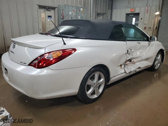 2005 Toyota Camry Solara SE with VIN 4T1FA38P55U048695, listed as a Copart auction lot 43823105 with 158,909 mi miles and Salvage Title. Bid and sale history available at carsss.com. Image 3.