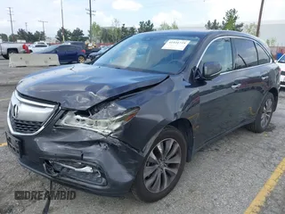 2016 Acura MDX w/Tech with VIN 5FRYD3H47GB020014, listed as a IAAI auction lot 41931725 with 121,520 mi miles. Bid and sale history available at carsss.com. Image 17.