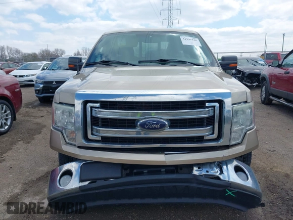 2013 Ford F-150 XL with VIN 1FTEX1CM2DFA94729, listed as a IAAI auction lot 41995108 with 283,724 mi miles. Bid and sale history available at carsss.com. Image 12.