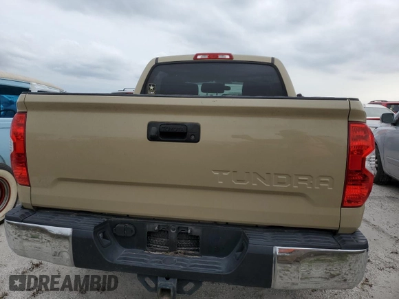 2017 Toyota Tundra 2WD SR5 with VIN 5TFEW5F13HX215926, listed as a Copart auction lot 75058134 with 0 mi miles and Salvage Title. Bid and sale history available at carsss.com. Image 6.