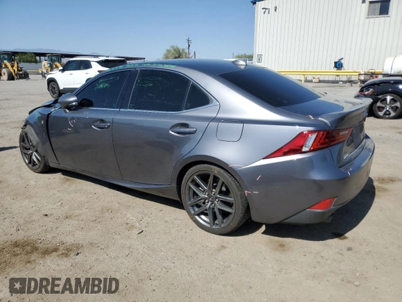 2015 Lexus IS 350 with VIN JTHBE1D27F5021501, listed as a Copart auction lot 61667725 with 140,034 mi miles and Salvage title. Bid and sale history available at DreamBid. Image 2.