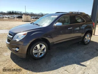2015 Chevrolet Equinox LTZ with VIN 2GNFLDE36F6316263, listed as a Copart auction lot 47143645 with 217,122 mi miles and Salvage Title. Bid and sale history available at carsss.com. Image 1.