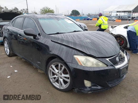 2007 Lexus IS 250 with VIN JTHBK262775030194, listed as a IAAI auction lot 41880918 with 159,521 mi miles and . Bid and sale history available at carsss.com. Image 1.
