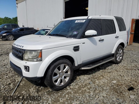 2016 Land Rover LR4 HSE with VIN SALAG2V68GA801524, listed as a Copart auction lot 56188395 with 110,778 mi miles and Salvage title. Bid and sale history available at DreamBid. Image 1.