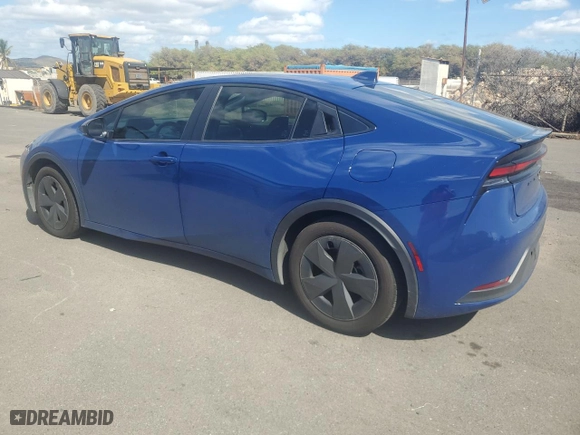 2023 Toyota Prius LE with VIN JTDACAAU9P3010649, listed as a Copart auction lot 43255465 with 16,727 mi miles and Salvage Title. Bid and sale history available at carsss.com. Image 2.
