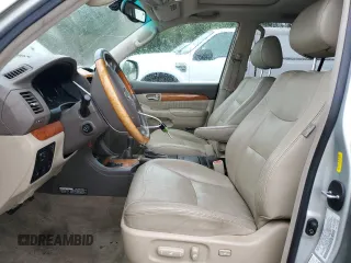 2004 Lexus GX 470 z VIN JTJBT20X740034366, wystawiony jako Copart lot #58697505 z przebiegiem 152 322 mil mil oraz Czysty tytuł • Clean title. Historia ofert i sprzedaży dostępna na DreamBid. Obrazek 7.