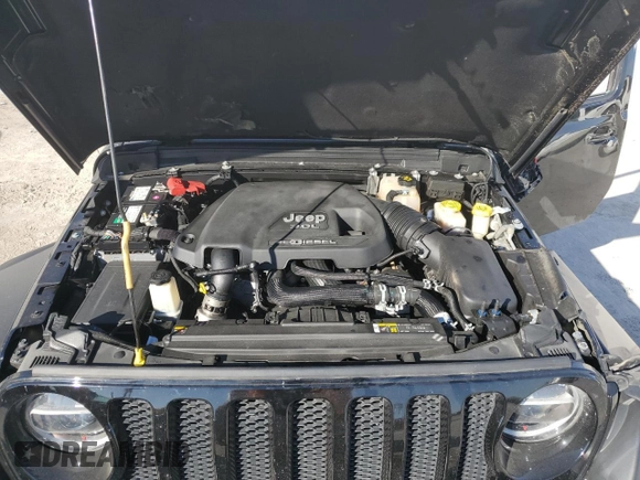 2021 Jeep Wrangler Unlimited Willys with VIN 1C4HJXDM8MW530712, listed as a Copart auction lot 54873175 with 54,598 mi miles and Salvage Title. Bid and sale history available at DreamBid. Image 11.