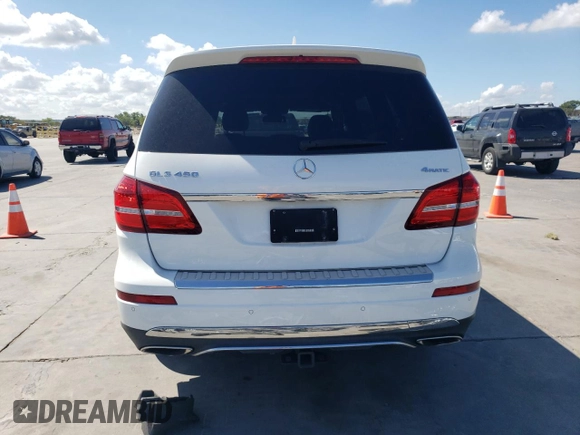 2018 Mercedes-Benz GLS 450 with VIN 4JGDF6EE0JB012531, listed as a Copart auction lot 68900144 with 52,744 mi miles and Salvage Title. Bid and sale history available at DreamBid. Image 6.