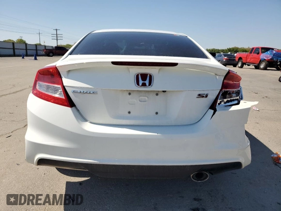 2013 Honda Civic Si with VIN 2HGFG4A59DH705373, listed as a Copart auction lot 55638895 with 125,693 mi miles and Salvage title. Bid and sale history available at DreamBid. Image 6.