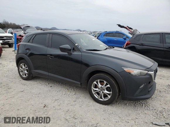 2017 Mazda CX-3 Sport with VIN JM1DKDB74H0164750, listed as a Copart auction lot 41826755 with 141,122 mi miles and Salvage Title. Bid and sale history available at carsss.com. Image 4.