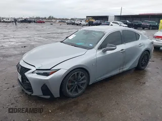 2021 Lexus IS with VIN JTHGZ1B25M5045144, listed as a IAAI auction lot 41317284 with 69,029 mi miles. Bid and sale history available at carsss.com. Image 2.