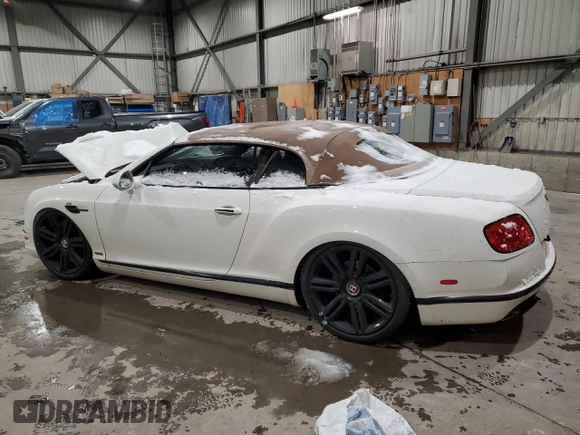 2016 Bentley Continental GT V8 with VIN SCBGT3ZA7GC055513, listed as a Copart auction lot 89162055 with Not Provided miles and Salvage Title. Bid and sale history available at DreamBid. Image 2.