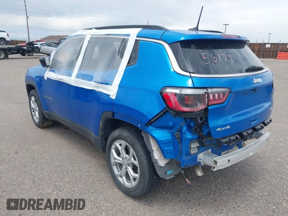 2024 Jeep Compass Latitude with VIN 3C4NJDBN1RT111868, listed as a IAAI auction lot 42356179 with Not provided miles and . Bid and sale history available at DreamBid. Image 3.