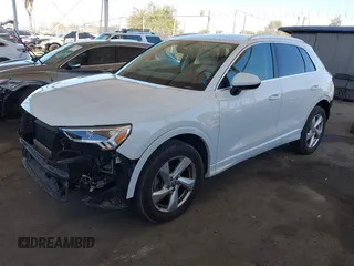 2019 Audi Q3 Premium Plus with VIN WA1BECF31K1070286, listed as a IAAI auction lot 42688823 with 51,392 mi miles and . Bid and sale history available at DreamBid. Image 2.