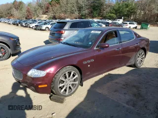 2007 Maserati Quattroporte z VIN ZAMCE39A770028329, wystawiony jako Copart lot #76982604 z przebiegiem Nie podano mil oraz Czysty tytuł • Clean title. Historia ofert i sprzedaży dostępna na DreamBid. Obrazek 1.