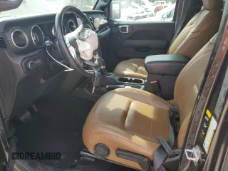 2022 Jeep Wrangler Unlimited Sahara with VIN 1C4HJXEG1NW156485, listed as a Copart auction lot 53895925 with 45,564 mi miles and Salvage title. Bid and sale history available at DreamBid. Image 7.