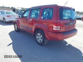 2009 Jeep Liberty Sport with VIN 1J8GN28K09W522924, listed as a IAAI auction lot 41932797 with 154,030 mi miles. Bid and sale history available at carsss.com. Image 3.