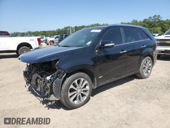 2014 Kia Sorento SX with VIN 5XYKWDA73EG540731, listed as a Copart auction lot 52941455 with 155,587 mi miles and Salvage title. Bid and sale history available at DreamBid. Image 1.