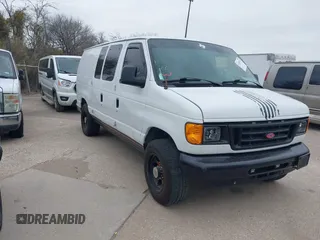 2007 Ford Econoline Cargo Commercial with VIN 1FTNE24L77DA39615, listed as a IAAI auction lot 41255914 with 159,186 mi miles and . Bid and sale history available at DreamBid. Image 1.