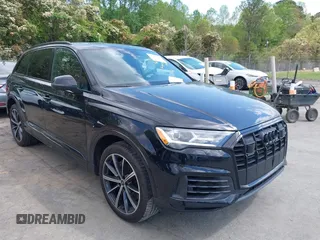 2021 Audi Q7 Premium Plus with VIN WA1LXAF74MD018111, listed as a IAAI auction lot 41967005 with 70,857 mi miles and . Bid and sale history available at DreamBid. Image 1.