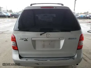 2000 Mazda MPV DX with VIN JM3LW28G7Y0129123, listed as a Copart auction lot 49331495 with 155,395 mi miles and Salvage Title. Bid and sale history available at carsss.com. Image 6.