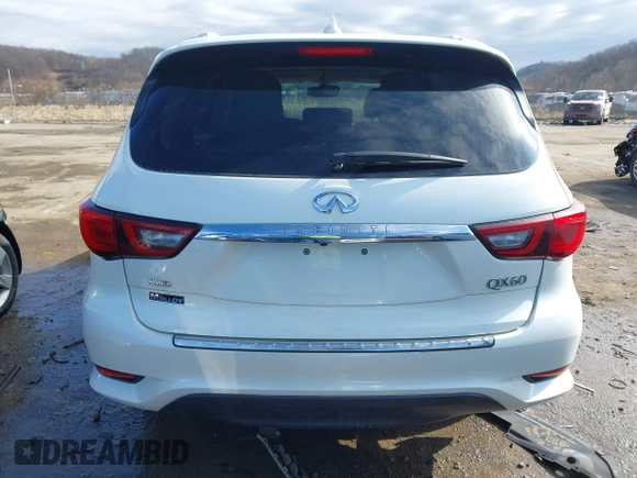 2020 Infiniti QX60 LUXE with VIN 5N1DL0MM0LC513849, listed as a IAAI auction lot 41633049 with 65,413 mi miles. Bid and sale history available at carsss.com. Image 16.