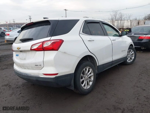 2020 Chevrolet Equinox LT with VIN 3GNAXUEV1LL281039, listed as a IAAI auction lot 41687573 with 36,324 mi miles. Bid and sale history available at carsss.com. Image 4.