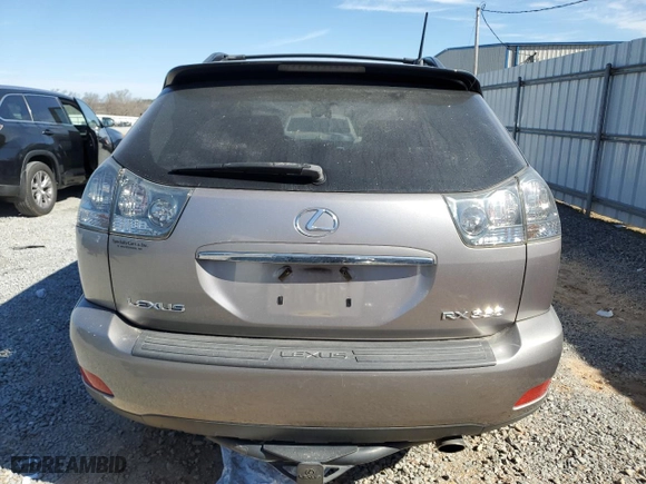 2005 Lexus RX 330 with VIN JTJHA31UX50095383, listed as a Copart auction lot 47034225 with 0 mi miles and Salvage Title. Bid and sale history available at carsss.com. Image 6.
