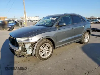 2017 Audi Q3 Premium z VIN WA1BCCFS6HR013962, wystawiony jako Copart lot #49614075 z przebiegiem 91 045 mil mil oraz Szkody całkowita. Historia ofert i sprzedaży dostępna na DreamBid. Obrazek 1.