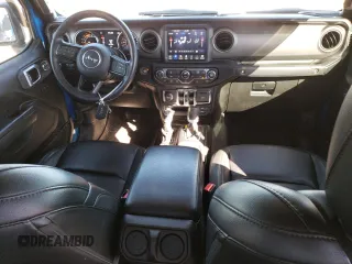 2022 Jeep Gladiator Willys with VIN 1C6JJTAM3NL132056, listed as a Copart auction lot 75723014 with 36,195 mi miles and Salvage title. Bid and sale history available at DreamBid. Image 8.