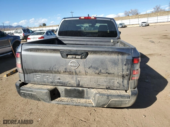 2022 Nissan Frontier S with VIN 1N6ED1EK6NN682724, listed as a Copart auction lot 43447505 with 34,732 mi miles and Salvage Title. Bid and sale history available at carsss.com. Image 6.