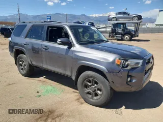 2022 Toyota 4Runner SR5 Premium with VIN JTENU5JR4N5985462, listed as a Copart auction lot 53774625 with 26,619 mi miles and Salvage title. Bid and sale history available at DreamBid. Image 4.