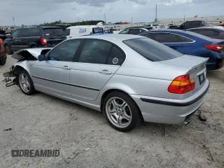2002 BMW 3 Series 330i with VIN WBAEV53472KM01780, listed as a Copart auction lot 80667794 with 0 mi miles and Salvage Title. Bid and sale history available at carsss.com. Image 2.