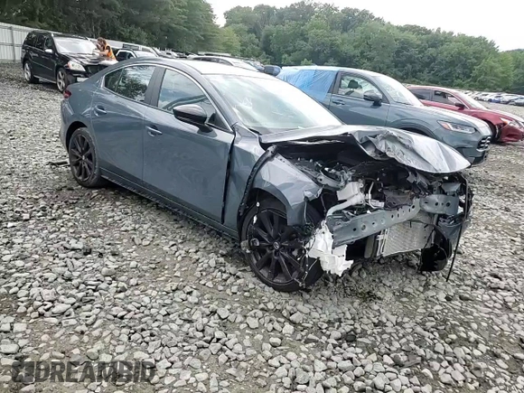 2023 Mazda 3 S Carbon Edition with VIN 3MZBPACM0PM365128, listed as a Copart auction lot 63677225 with Not provided miles and Salvage title. Bid and sale history available at DreamBid. Image 13.