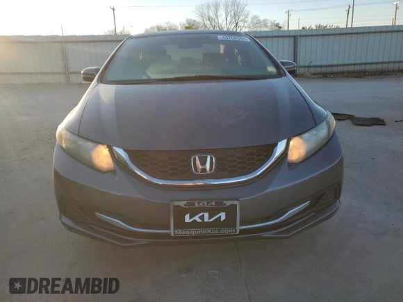 2014 Honda Civic Sedan LX with VIN 19XFB2F50EE041570, listed as a Copart auction lot 43700395 with 142,198 mi miles and Salvage Title. Bid and sale history available at carsss.com. Image 5.