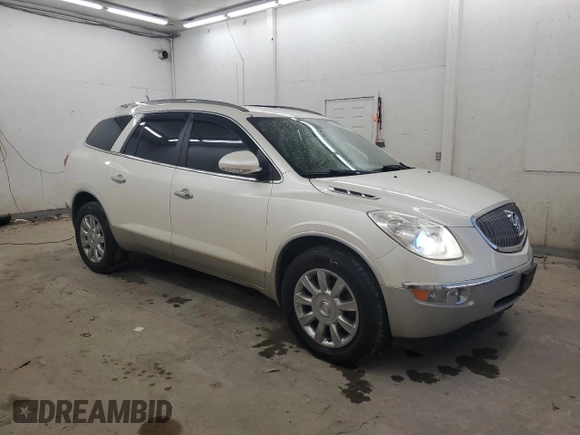 2012 Buick Enclave Leather with VIN 5GAKRCED0CJ278201, listed as a Copart auction lot 49205815 with 86,130 mi miles and Salvage Title. Bid and sale history available at carsss.com. Image 4.