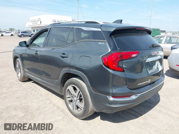 2020 GMC Terrain SLT with VIN 3GKALPEVXLL125009, listed as a IAAI auction lot 42066906 with 1 mi miles. Bid and sale history available at carsss.com. Image 3.
