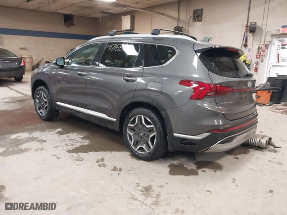 2022 Hyundai Santa Fe Hybrid SEL Premium with VIN KM8S3DA16NU035538, listed as a IAAI auction lot 41715589 with 86,124 mi miles. Bid and sale history available at carsss.com. Image 3.