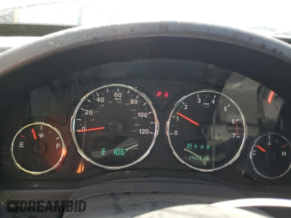 2012 Jeep Liberty Sport with VIN 1C4PJMAK5CW182377, listed as a Copart auction lot 57671345 with 140,236 mi miles and Salvage title. Bid and sale history available at DreamBid. Image 9.