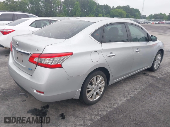 2013 Nissan Sentra FE+ S with VIN 3N1AB7AP5DL668634, listed as a IAAI auction lot 42228686 with 98,024 mi miles and . Bid and sale history available at DreamBid. Image 4.