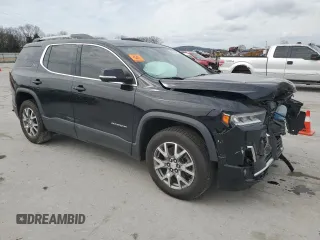 2021 GMC Acadia SLT with VIN 1GKKNMLS7MZ147596, listed as a Copart auction lot 49845235 with 34,977 mi miles and Salvage title. Bid and sale history available at DreamBid. Image 4.