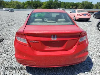 2012 Honda Civic Cpe LX with VIN 2HGFG3B54CH545393, listed as a Copart auction lot 50864095 with 224,943 mi miles and Salvage Title. Bid and sale history available at carsss.com. Image 6.