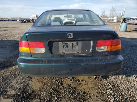 1998 Honda Civic DX with VIN 1HGEJ6221WL116188, listed as a Copart auction lot 47105105 with 50,017 mi miles and Salvage Title. Bid and sale history available at DreamBid. Image 6.