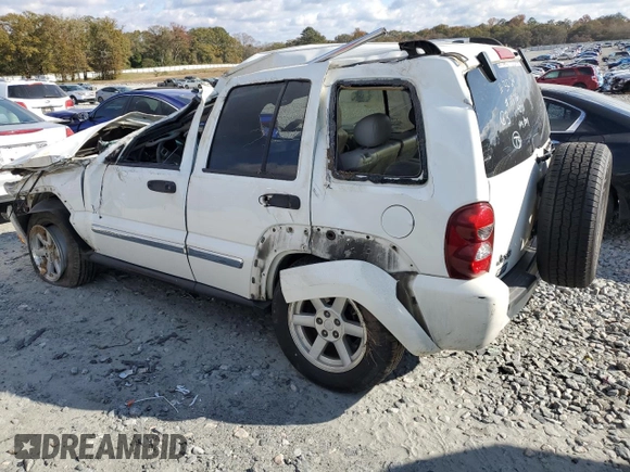 2007 Jeep Liberty Limited with VIN 1J4GK58K87W504891, listed as a Copart auction lot 83341164 with Not provided miles and Salvage title. Bid and sale history available at DreamBid. Image 2.