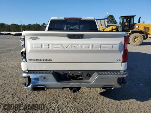 2021 Chevrolet Silverado 1500 LT with VIN 3GCUYDET7MG288203, listed as a Copart auction lot 89293605 with 40,755 mi miles and Salvage Title. Bid and sale history available at carsss.com. Image 6.