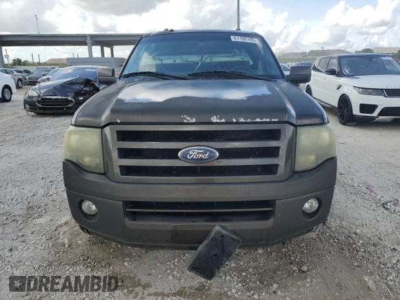 2008 Ford Expedition Max Limited with VIN 1FMFK19508LA74419, listed as a Copart auction lot 61180105 with 228,175 mi miles and Salvage title. Bid and sale history available at DreamBid. Image 5.