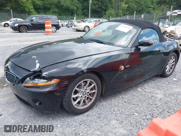 2003 BMW Z4 2.5i with VIN 4USBT33473LS40174, listed as a IAAI auction lot 42637259 with 88,136 mi miles and . Bid and sale history available at DreamBid. Image 17.